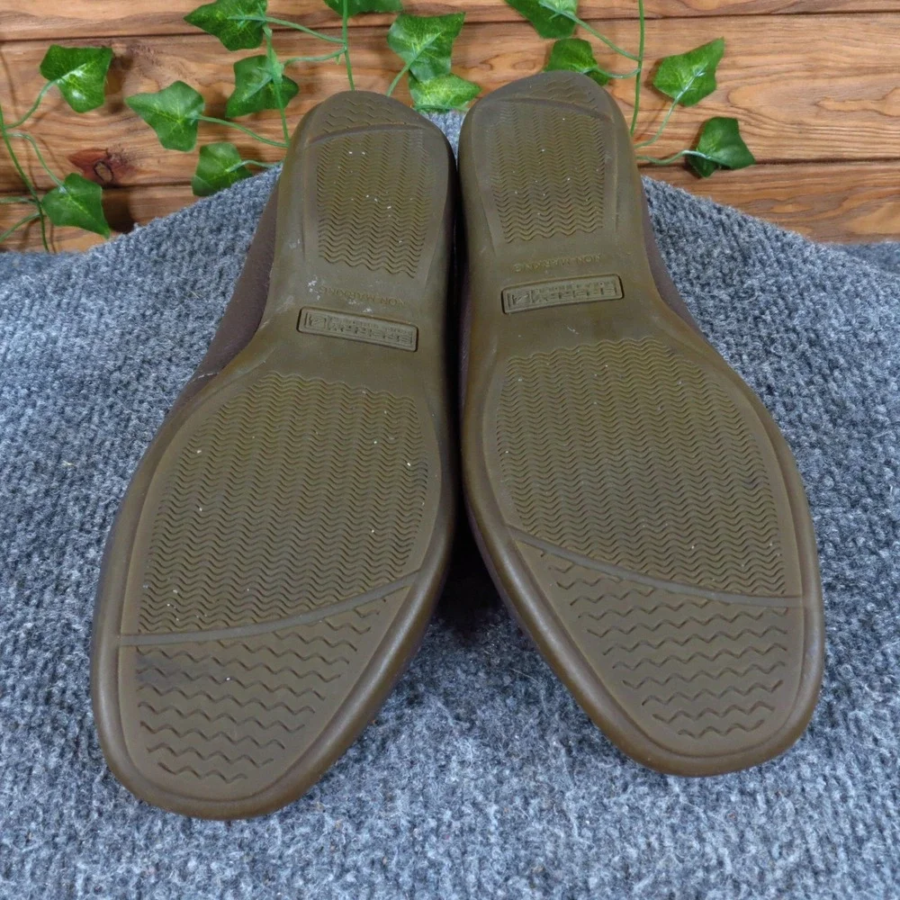 Sperry Top-Sider Angelfish Womens Boat Shoe Size 7M Nautical Dark Brown Leather
